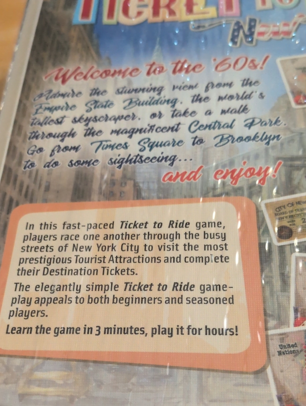 Ticket To Ride New York Game - Picture 3 of 4